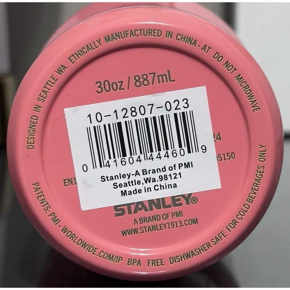 Stanley X e.l.f 30oz‎ Stainless Steel IceFlow Flip Straw Tumbler -CORAL FIXATION - Picture 5 of 5